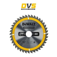 Dewalt DT1945-QZ Circular Saw Blade Portable General Purpose 190mm x 30mm x 40T