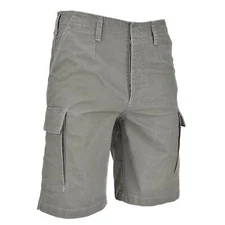 Mil-Tec Brand German Army style olive prewashed Moleskin bermuda military shorts