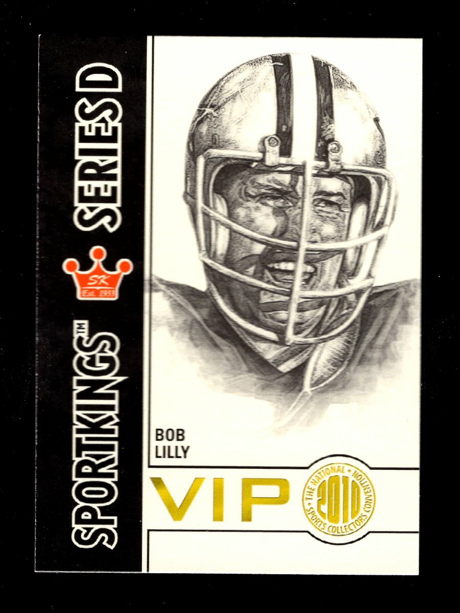 2010 SPORTKINGS NATIONAL SPORTS CONVENTION VIP VIP22 BOB LILLY DALLAS COWBOYS