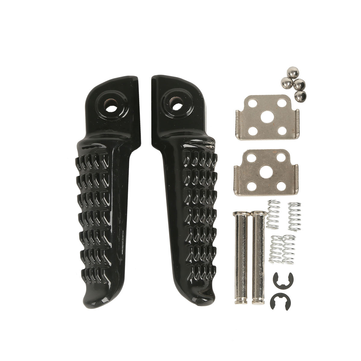 Rear Footrests Foot Pegs Fit For Kawasaki Ninja ZX-6R 1998-2025