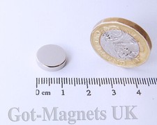 12x3 mm (N45) Neodymium Disc Magnet 12mm dia x 3mm (various pack sizes)