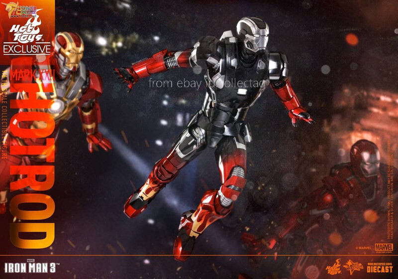 Hot Toys Mms272d08 1/6 Iron Man 3 Hot Rod (Mark Xxii) Action Hot Toys Mms272d08 1/6 Iron Man 3 Hot Rod (Mark Xxii) Action
