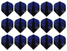 5 Sets XQMAX Contour 100 Micron Standard Dart Flights Ships w Tracking Blue