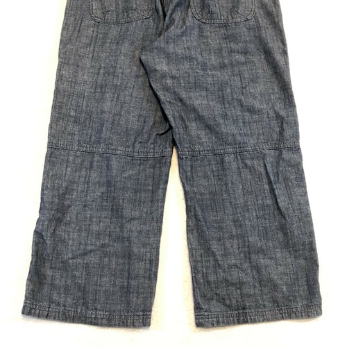 Lee One True Fit Capri Chambray Blue Roll Adjustable Cuffs Women's Size 8 M - Picture 12 of 12