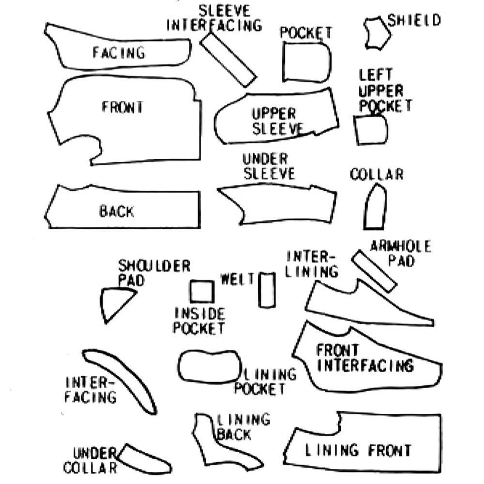 1950s Pattern, Men's Blazer Tailored Jacket - Chest=40" (102cm) - Image 2 of 2