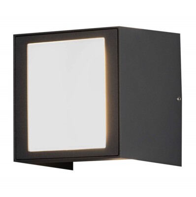 Alu LED High Power Wandleuchte CREMONA, anthrazit Konstsmide 7946-370