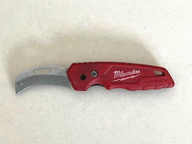 MILWAUKEE - TOOL 48-22-1525 Fastback Hawkbill Folding Knife - Great condition