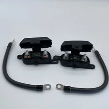 2 BUSSMANN FUSE HOLDER FMG211 AMG 60A & 100A FUSES CABLE HEMG KIT SET EATON