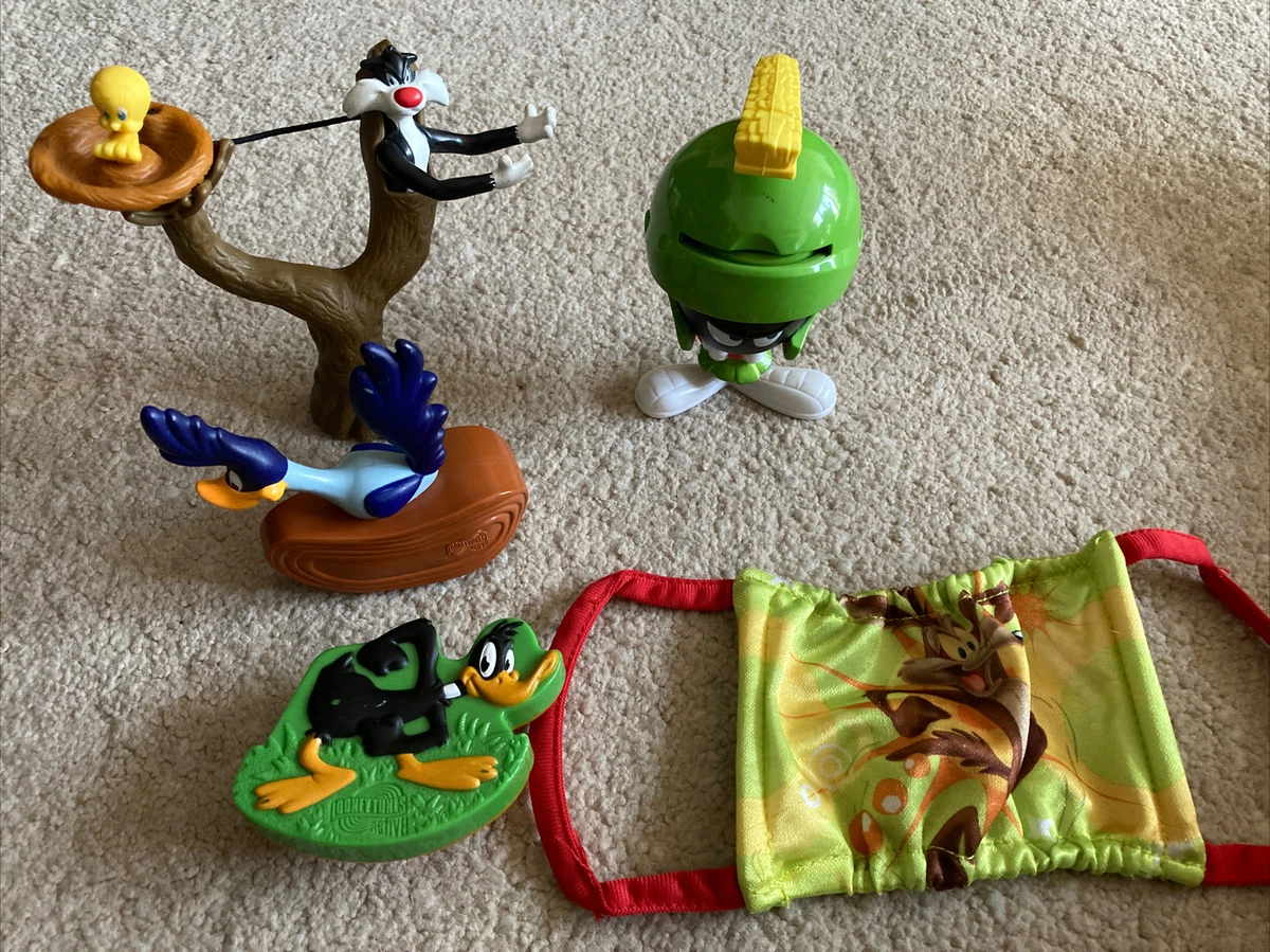 5 Mcdonalds Happy Meal Toys Looney Tunes Active 2009 2010 Road Runner Duck