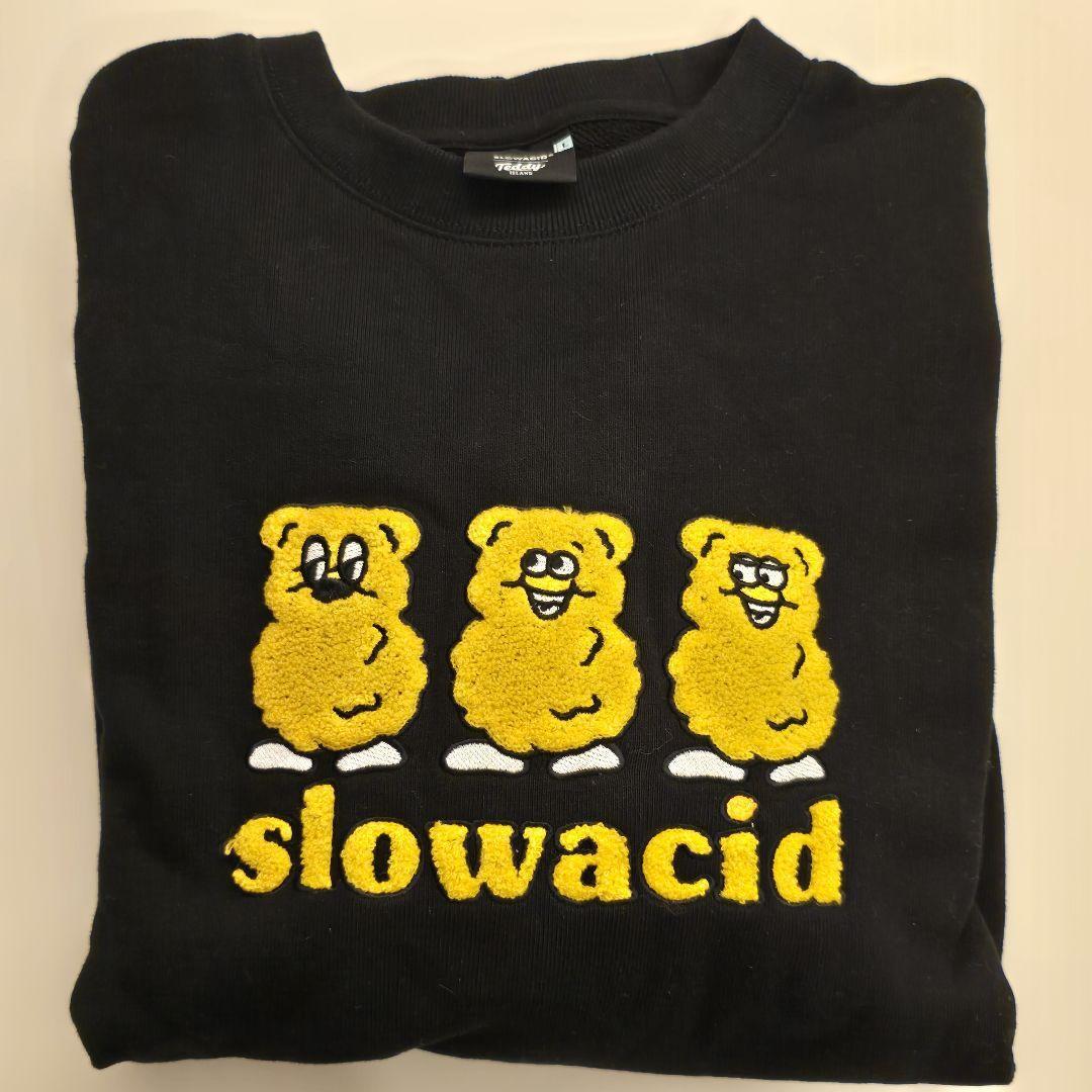 NCT マークSLOWACID × TEDDYパーカー　フーディ NCT 127 SLOWACID × TEDDYISLAND MARK teddy Hoodie gray m size