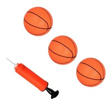 4pcs Sports Goods Set 3 Inflatable Mini Bouncy Basketball Sports Ball for Kids