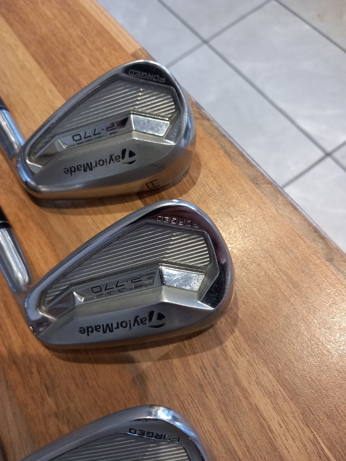 Taylormade P770 Irons / 4PW+AW / Regular Flex KBS Tour FLT 110 Shaft