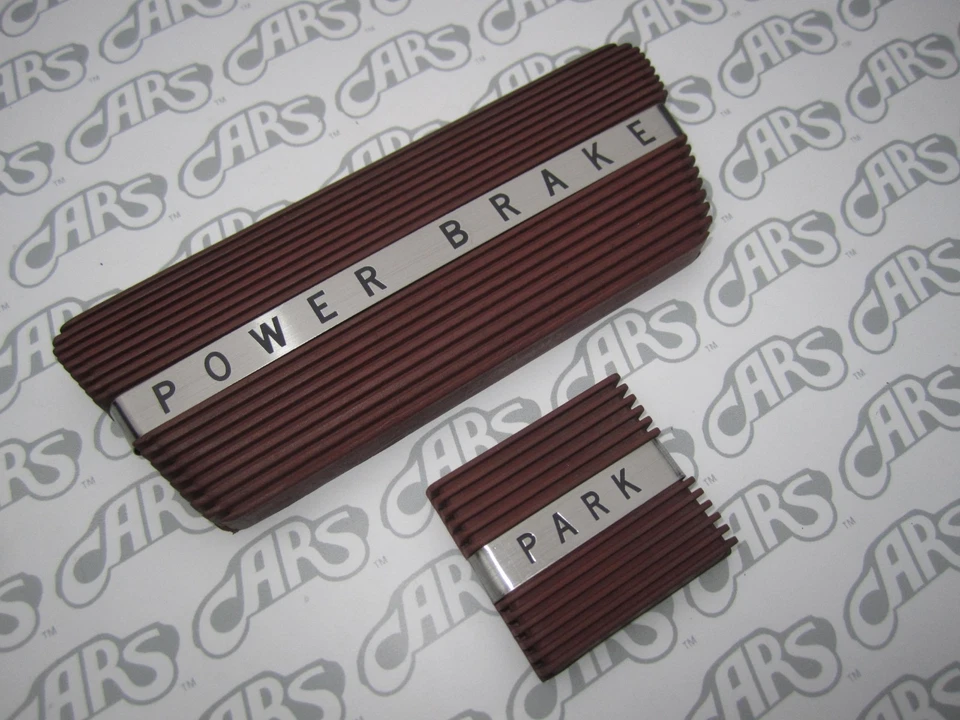 Pastillas de freno y estacionamiento Buick LeSabre Wildcat Riviera Electra 1961-1964 - rojo Foto 2 de 4