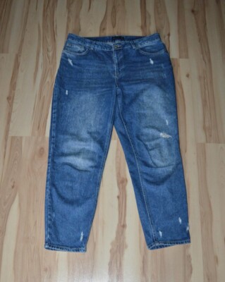 Neuwertige High Waist  MOM MID CRAZY JEANS LC Waikiki  Distressed,Gr. 32/42 wNEU