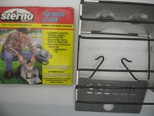 2-Vintage Sterno Single Burner Folding Stoves Camping Hiking Travel 1 Used 1 NOS