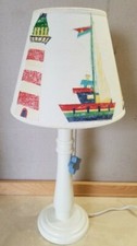 Sailboat Sailing Ships Lighthouses Nautical Ocean Lamp Youth Bedroom