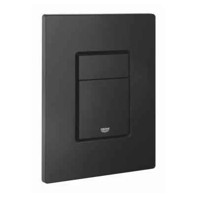 Grohe Skate Cosmopolitan WC Dual Flush Button Phantom Black Wall Plate 38732KF0