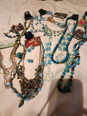 Turquoise Color Jewelry Lot