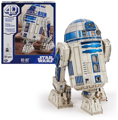 Star Wars R2 D2 3D Model Kit 201 Pieces Easy Assemble Room Decor Gift