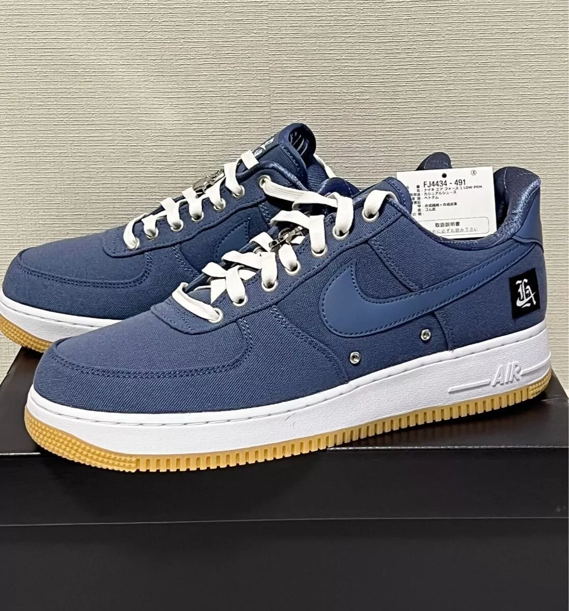 Nike Air Force 1 Low FJ4434 491 PRM West Coast Los Angeles Diffused Blue