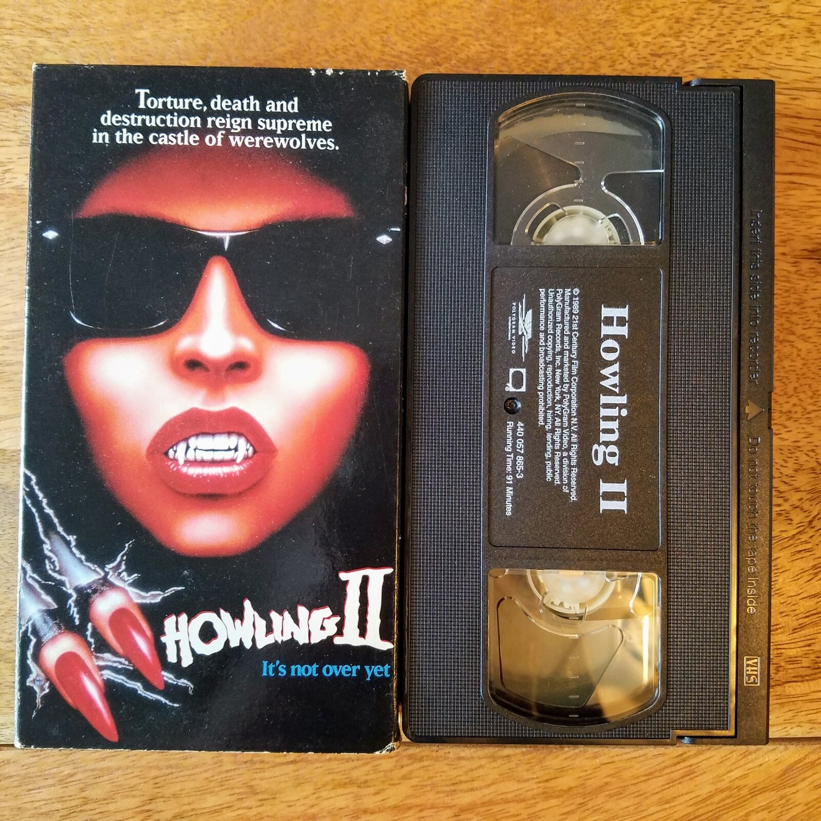 The Howling 1 2 3 VHS Lot II III Rare Horror Cult Werewolf 80's 1980
