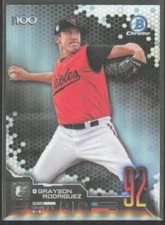 2019 Bowman Chrome Top 100 Prospects Grayson Rodriguez #BTP-92