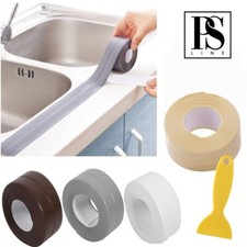 Bath Kitchen Caulk Tape Sealant Strip PVC Self Adhesive Toilet Wall Sealing Tap