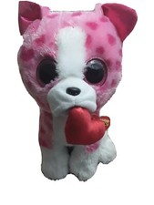 NWT TY Silk Tysilk Beanie Boos "Romeo" bulldog Plush pup june 3rd bday romance