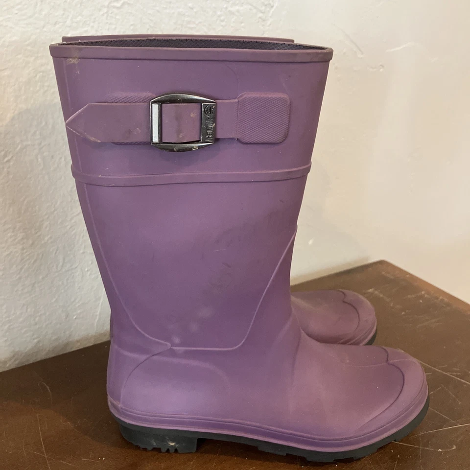Kamik Boots - Purple Size 2 Stomp Rain Boots Rubber Waterproof Kids - Image 2 of 4