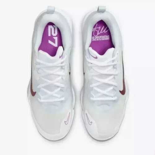 Nike Force Zoom Trout 9 Pro Metal Baseball Cleats Rainbow FB2907-106 Men Size 7 - Image 3 of 4