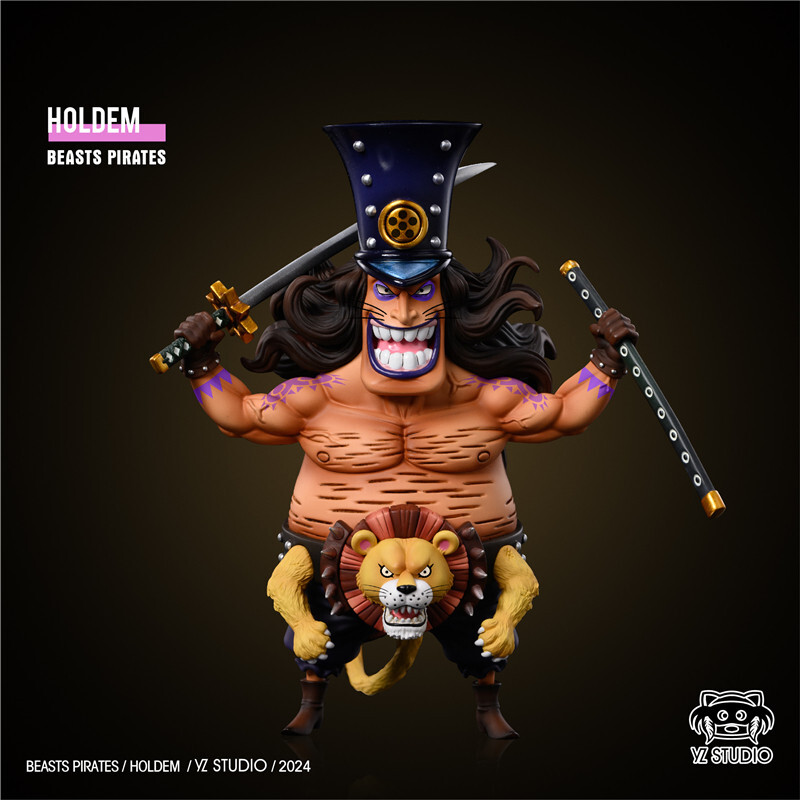 Holdem Resin YZ Studio One Piece Beasts Pirates Figurine Statue