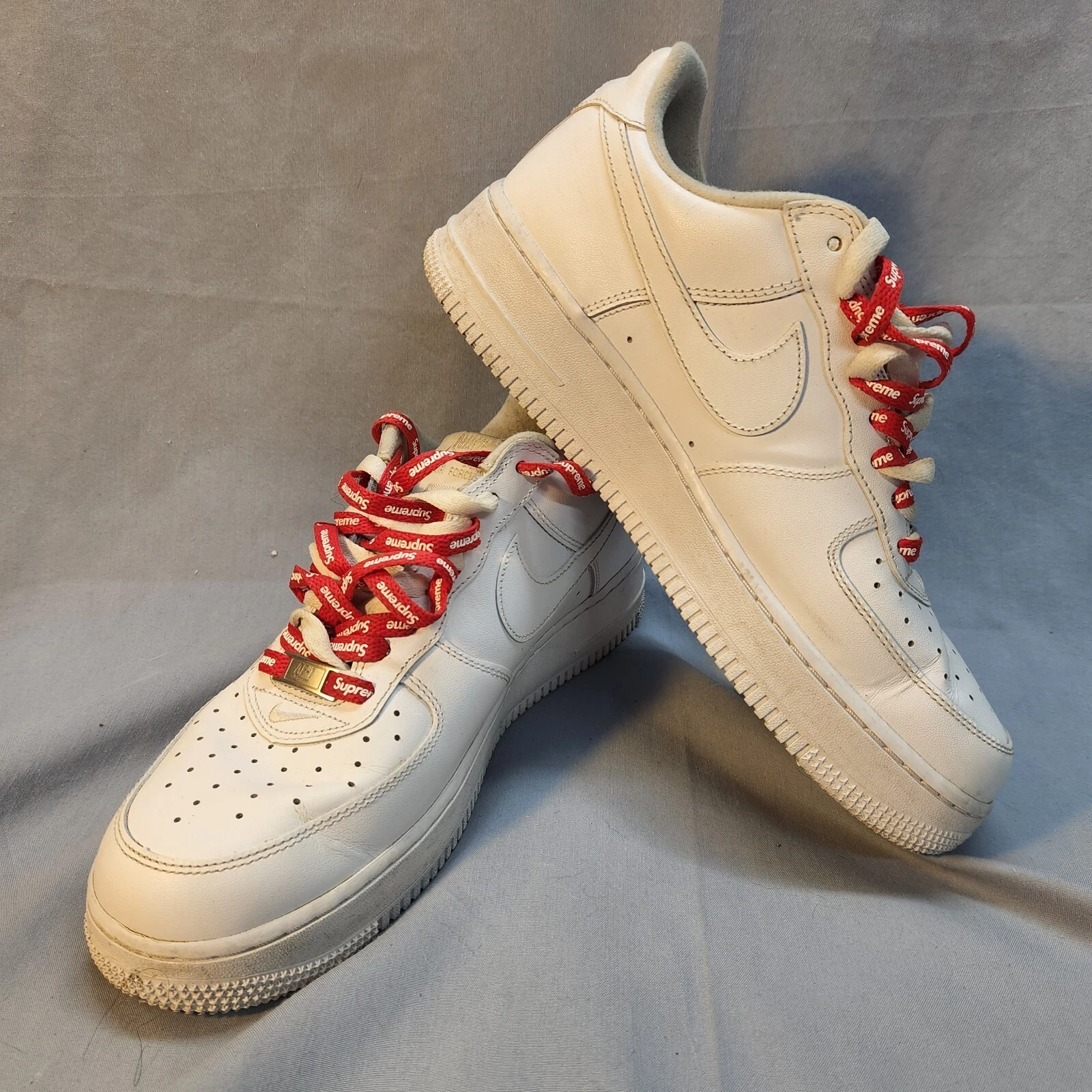 Nike Air Force 1 Low Supreme blanc CU9225 100 homme taille 9