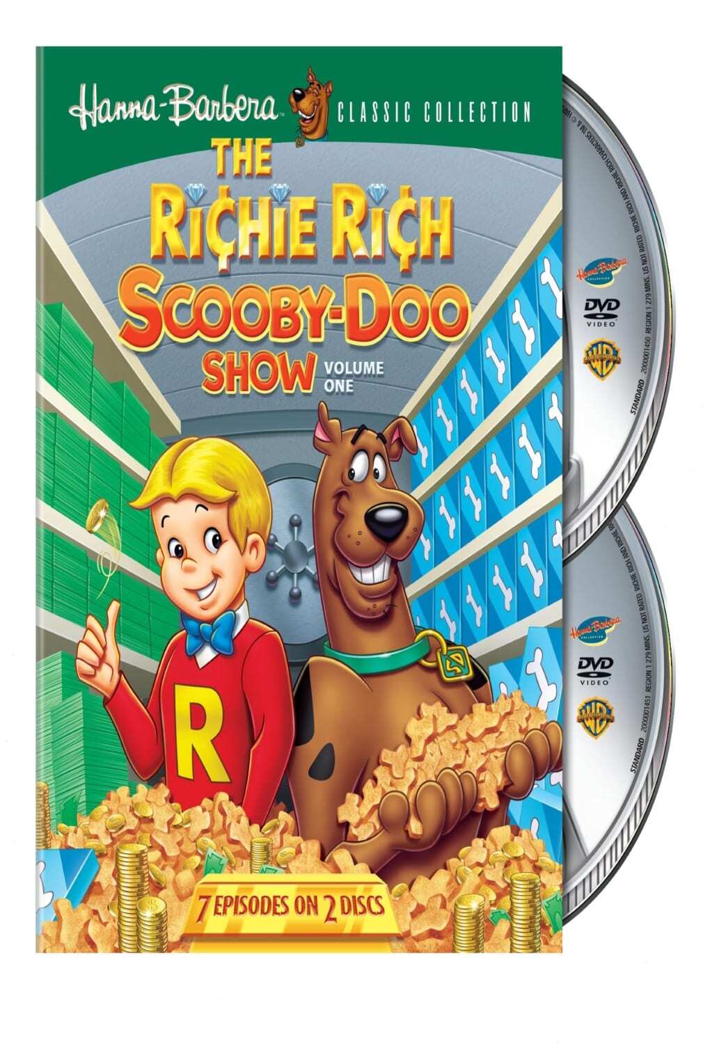 Richie+Rich%2FScooby-Doo+Hour+-+Volume+One+%28DVD%2C+2008%2C+2-Disc+Set