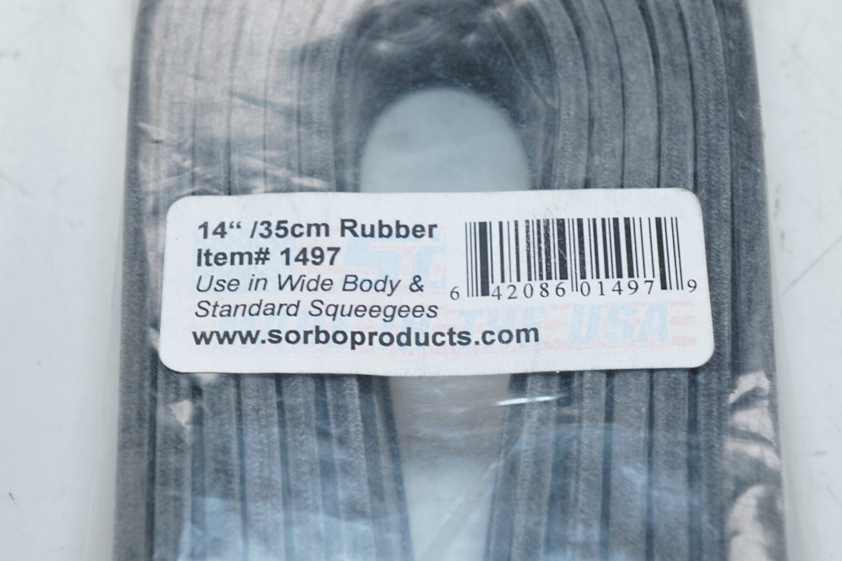 12 Pack New Genuine OEM SÖRBO Natural Soft Squeegee Rubber 14