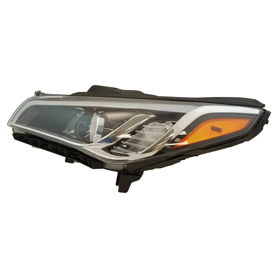 Faro halógeno para Hyundai Sonata 2015 2016 2017 con bombillas conductor 92101C2000 Foto 4 de 4