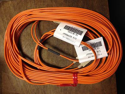 LOT of 6 CORNING Fiber Optic Cable 33 ft /10M SC-SC MULTIMODE DUPLEX 62.5/125 