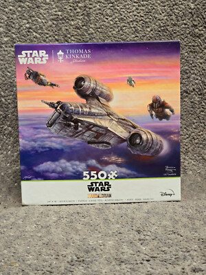 Ceaco Disney 550 Teile Puzzle Star Wars The Mandarlorian The Escort Rarität