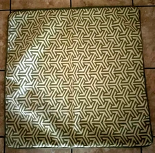 Eastern Accents Olive Green Beige Euro Pillow Sham Cover 26"x 25"One Only