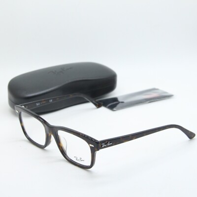 NEW RAY BAN RB 5383F MR BURBANK 2012 BROWN AUTHENTIC EYEGLASSES W/ CASE 54-19