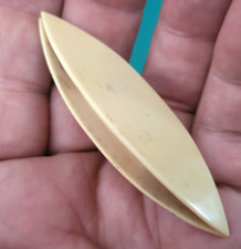 Antique Ivory Color Celluloid Tatting Shuttle...