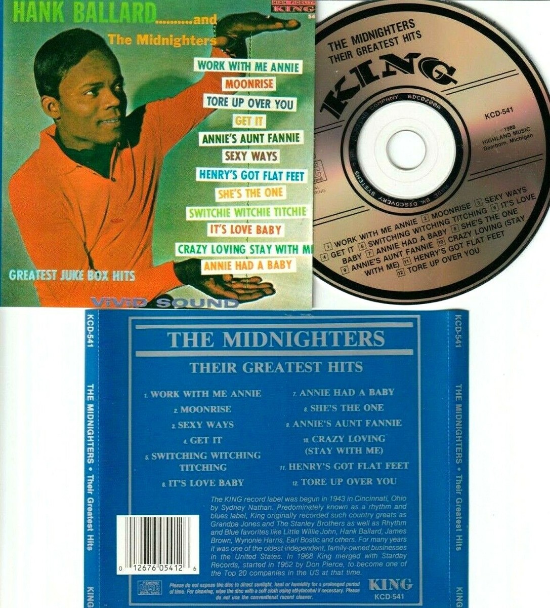 Hank Ballard Greatest Juke Box Hits