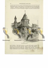 Temple Church, London, England, Book Illustration (Print), 1891