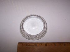 Vintage Magnifying Clear Glass Dome Paperweight Empty 3" - Easy Craft Project