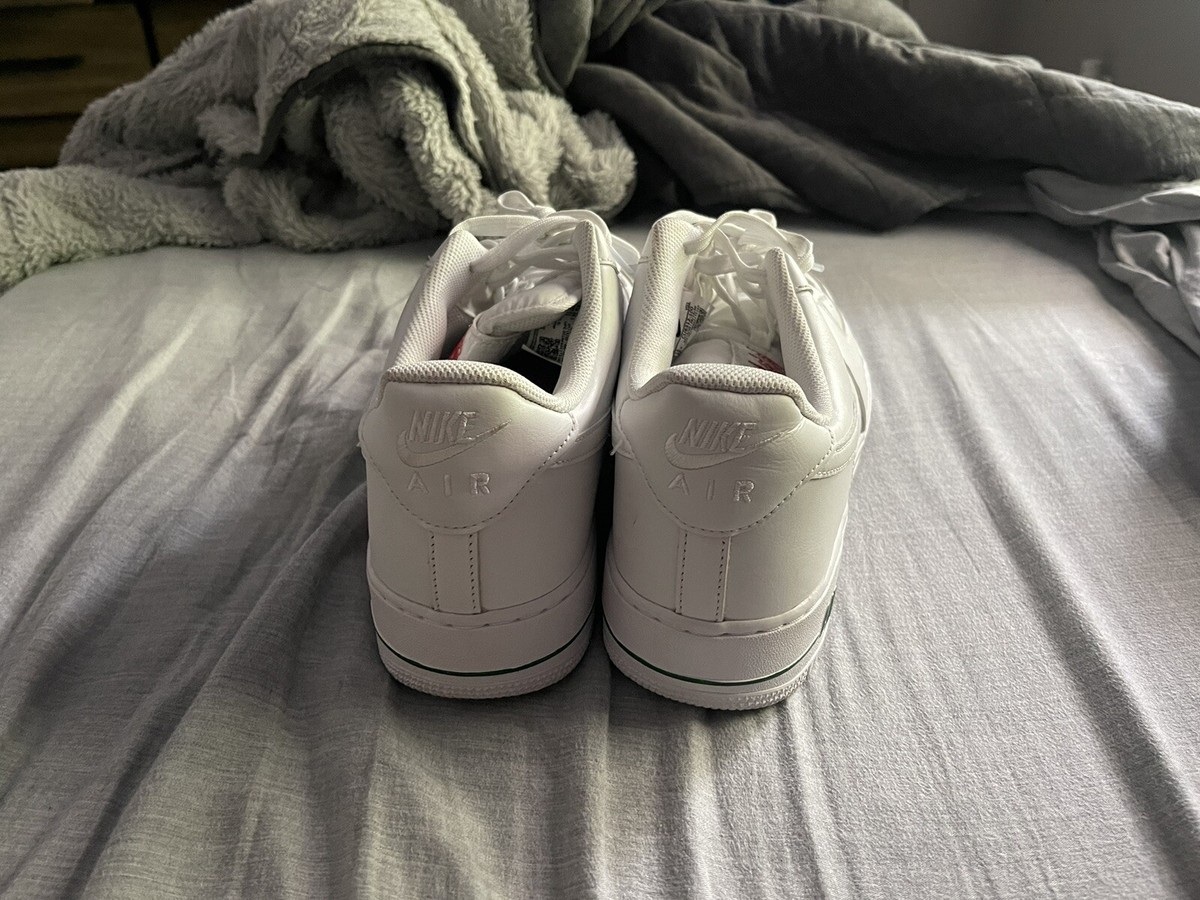 Size 14 - Nike Air Force 1 Low Rose White | eBay