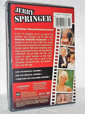 Jerry Springer - Undressed, Unleashed and Uncensored - Vol 3 (DVD