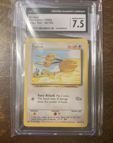 Doduo graded CGC 8 for sale on eBay