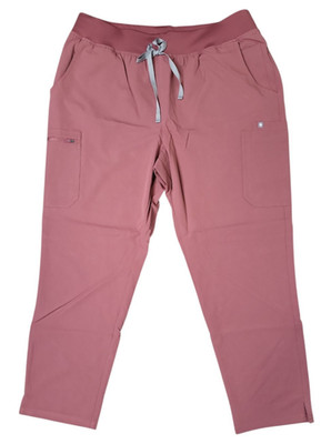 Figs Women's Scrubs Size 3XL Mauve High Waisted Yola Yoga Waist Band