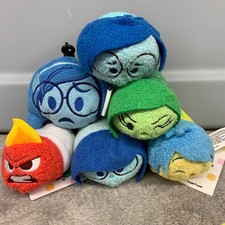 Disney Tsum Tsum Inside Out Plush All 5 Joy Anger Disgust Sadness Fear With Tag