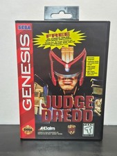 Judge Dredd Sega Genesis Complete w/ Reg Card & Poster CIB