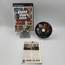 Grand Theft Auto: Liberty City Stories (PlayStation 2, 2006) Tested No Map